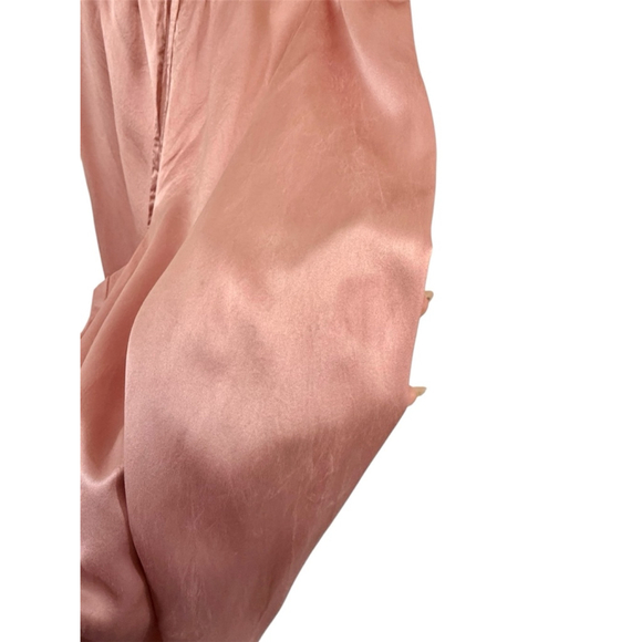 Lilysilk Women's Pink 22 Momme Mulberry Silk Pajamas Set Full Length - XL - Picture 11 of 17